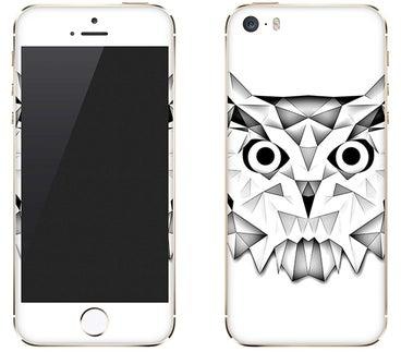 Vinyl Skin Decal For Apple iPhone 5C Poly Owl