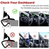 Car Phone Mount 360 Degree Rotation Dashboard Windshield Cell Phone Holder Phone Cradle for Car Clip Mount Stand
