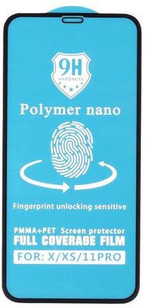 Polymer Nano Screen Protector for iPhone Mobiles Black