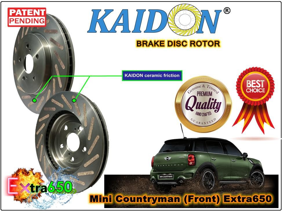 Kaidon-brake Mini Countryman Brake Disc Rotor (FRONT) type "Extra650" spec
