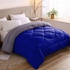 Line Sleep Modern Winter Quilt Line Sleep Grey And Blue