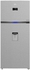 Beko Freestanding Digital Refrigerator,No Frost, Dispenser 2 Doors,630 Litres, Stainless Steel RDNE650E60XP