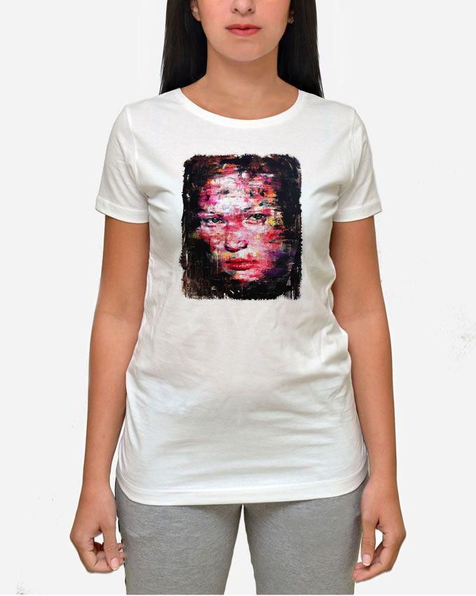 Printed Sadness T-Shirt - White