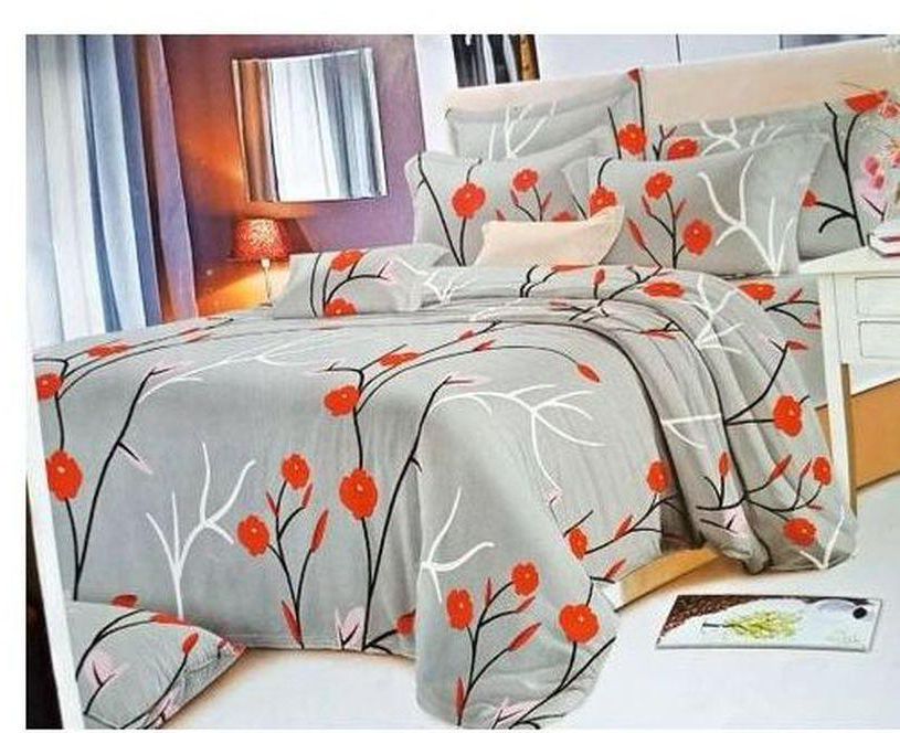 Soft Bed Sheet +4 Pillow Case