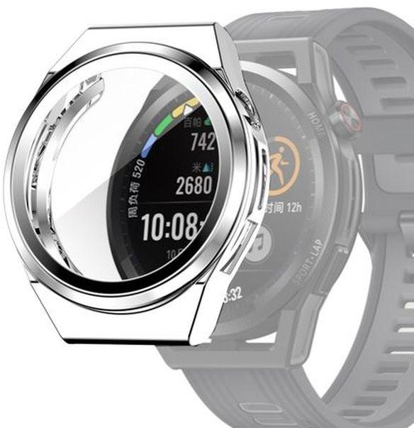 Full Coverage TPU Case For Huawei Watch GT Runner - Silver