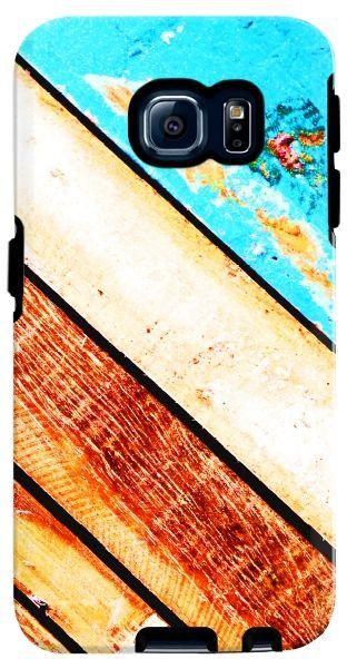 Stylizedd Samsung Galaxy S6 Edge Premium Dual Layer Tough Case Cover Matte Finish - Wooden Pier