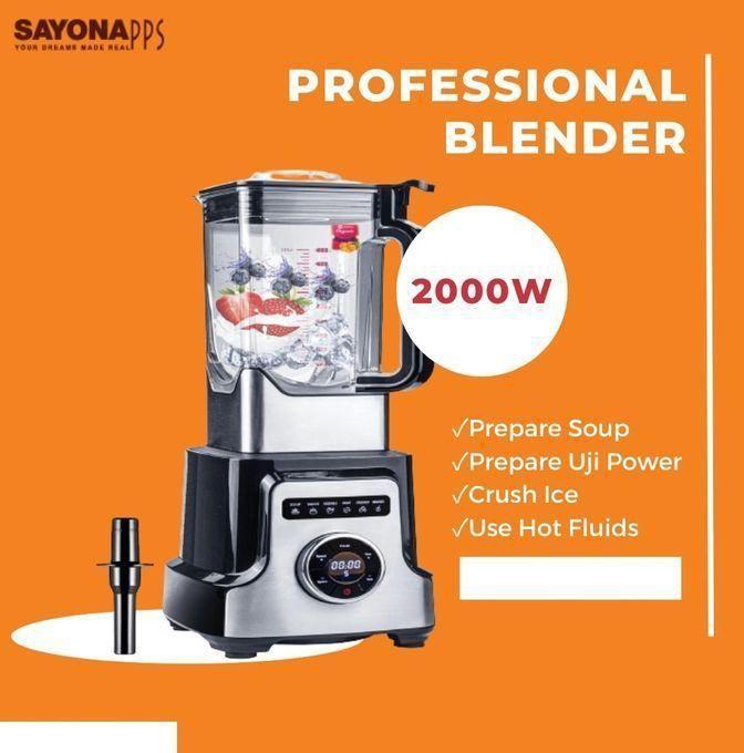 Sayona Commercial Professional Blender 3L litres Tritan jar capacity uji power m