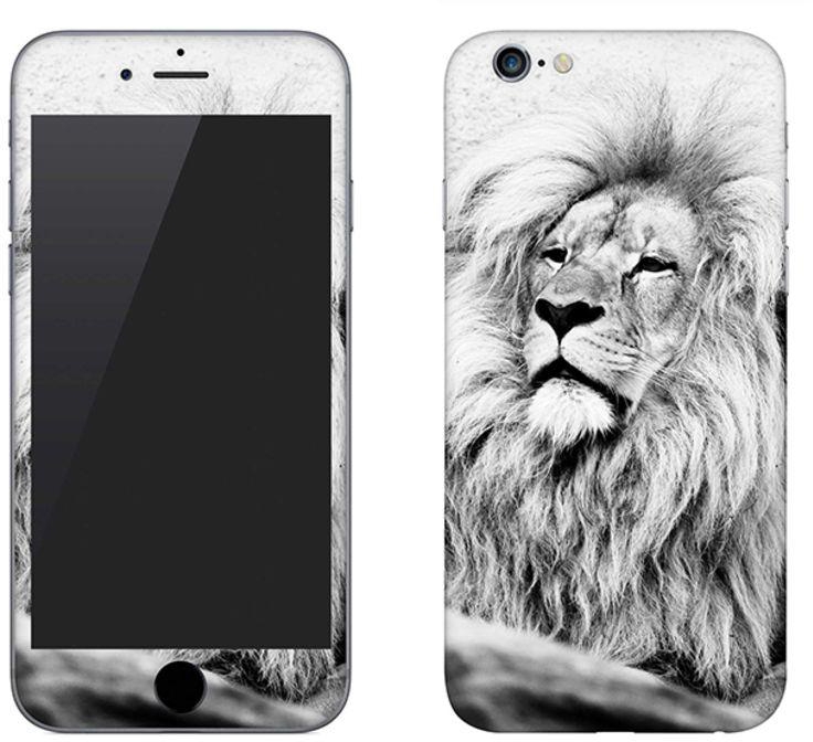 Vinyl Skin Decal For Apple iPhone 6 Plus Wise Lion
