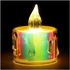 Small Flameless & Smokeless Acrylic Decorative LED Candles - 4 Pcs