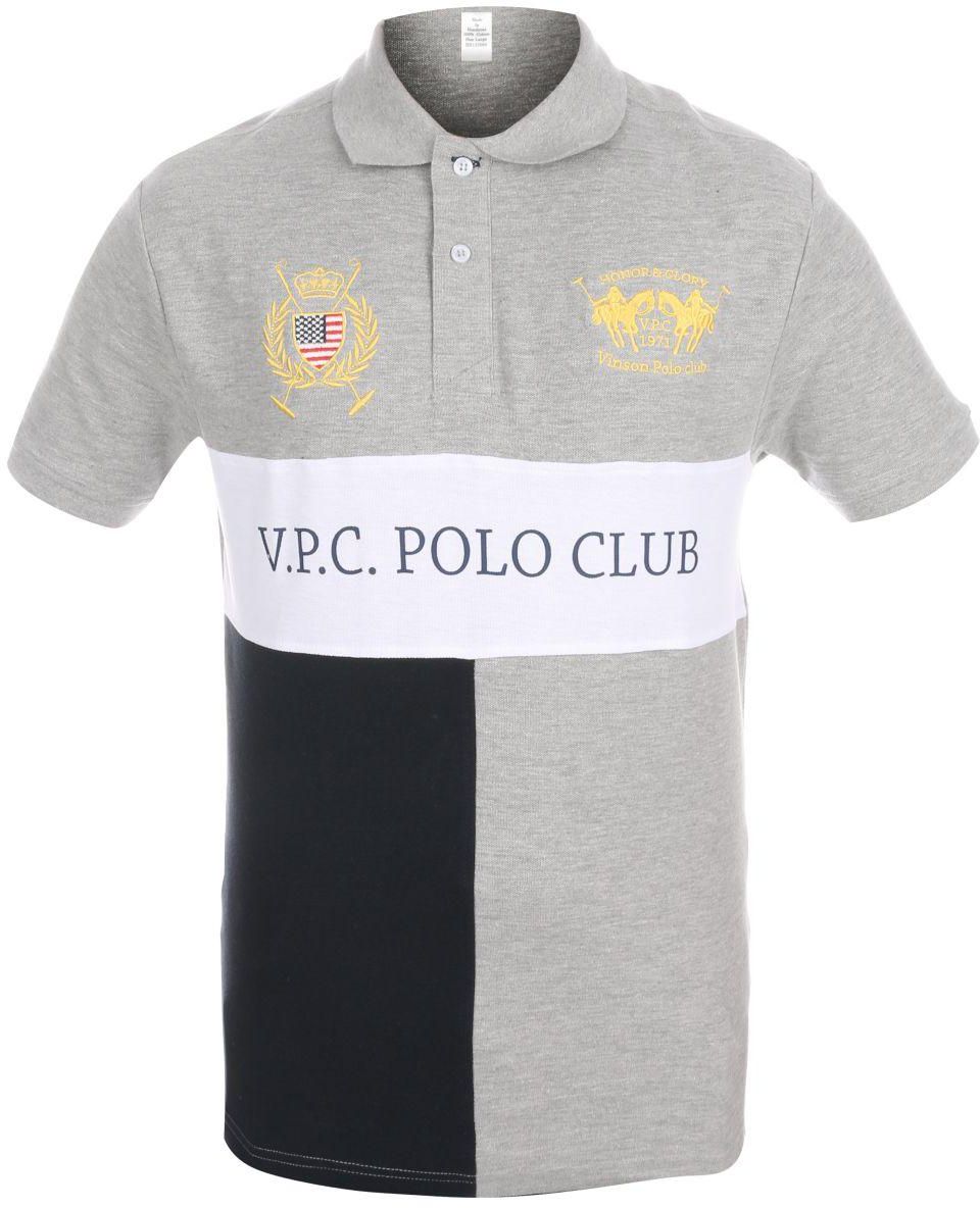 Vinson Polo Club Polo T-Shirt For Men , Size  XXL , Grey