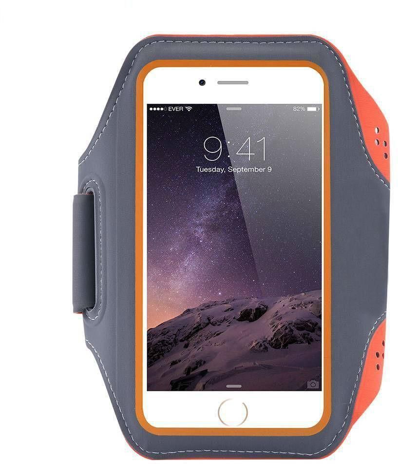 Universal Sports Running Jogging Gym Armband Arm Band Case Cover for 4.7 Inch iPhone 7 Orange