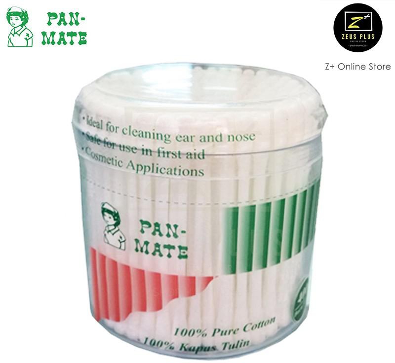 Pan-Mate 100% Pure Cotton Bud Drum (400 tips)