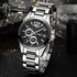 Louis Will Qin's Crown Genuine Ceramic Watch Waterproof Automatic Mechanical Watches Men's Fashion Watch Band (1 X Women Watch) (Black)