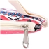 Fashion 3pcs Zipper Type Backpack Print Pattern - Rose Red
