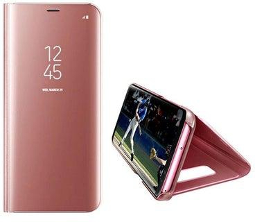 Smart Mirror View Flip Case Cover For Samsung Galaxy S8 Plus Rose Gold