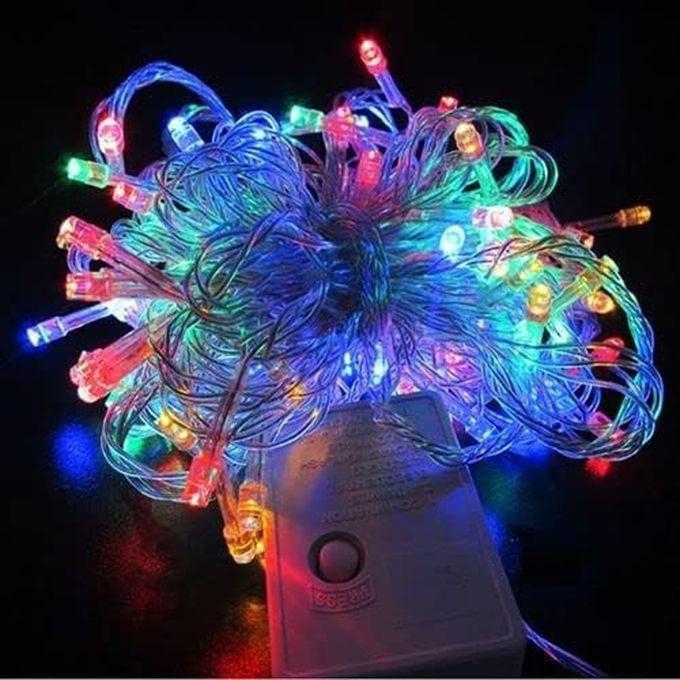LED Bulbs,4 Colors For Decoration-100 Bulbs-10m.
