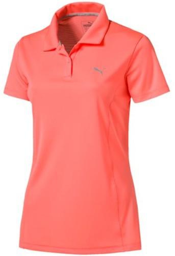 Puma Women's Pounce Golf Polo Shirt - Nrgy Peach