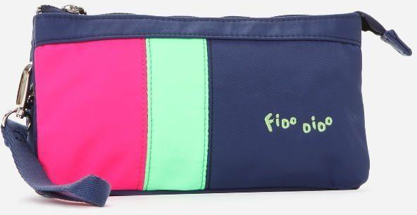 Fido Dido Multicolor Wrist Bag - Navy