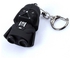 Fashion Darth Vader LED Luminous Voice Keychain Warrior Rhinestone Bag Accessories Kiki Key Chains Car Key Ring