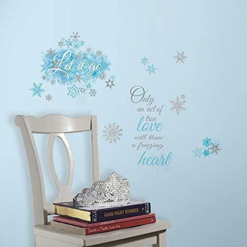Roommates Disney Frozen ‘’Let It Go’ Wall Decal, Multi-Colour, RMK2740SCS
