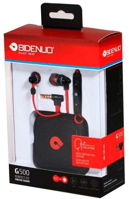 BIDENUO headset for Blackberry P9981 and P9982 Black Red