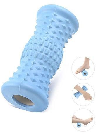 Foot Massage Roller, EVA Material Fascia Muscle Roller with Massage Texture, Body Roller Deep Tissue Massage Tools for Plantar Fasciitis Relief (Blue)