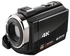4K 1080P 48MP WiFi Digital Video Camera Camcorder Recorder With External Microphone Novatek