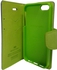 Mercury Goospery  Fancy Wallet Case for Iphone 5 (Navy-Green)