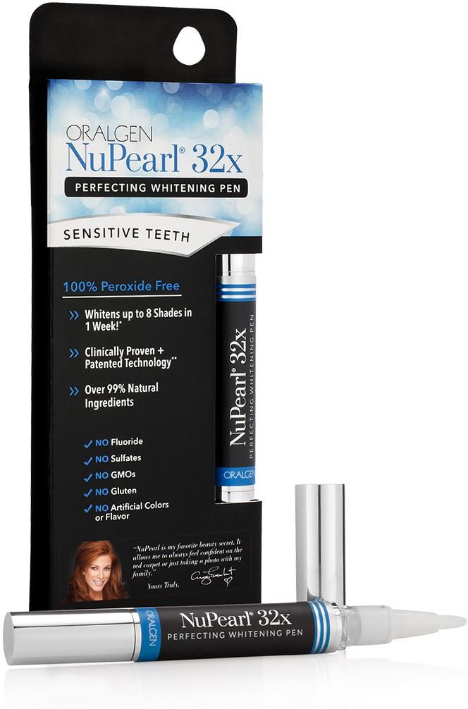 NuPearl.32x PERFECTING TEETH WHITENING PEN (PEROXIDE-FREE) (0.08oz) 2.5ml
