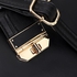 Mr Joe Solid Leather Zipper Handbag - Black