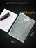 lavish 10pcs Mesh Zipper Pouch Document Bag Waterproof Zip File Folders A4 School Office Supplies Pencil Case Storage Bags