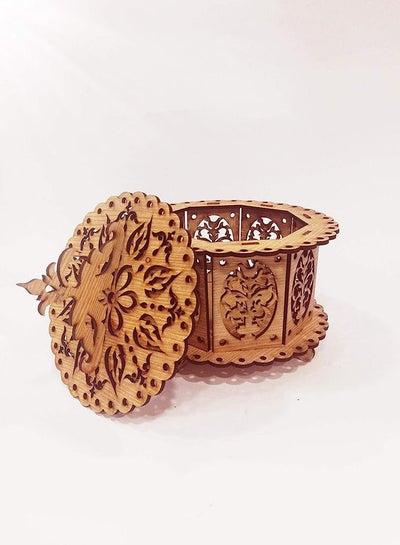 Decorated Wood Box Decorative Accessories