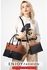 Women Hand Bag Lady Fashion Top Handle Multipurpose Carry Tote Bag PU Leather Shoulder Bags Satchel Purse CardHolder Bag 5Pcs Set