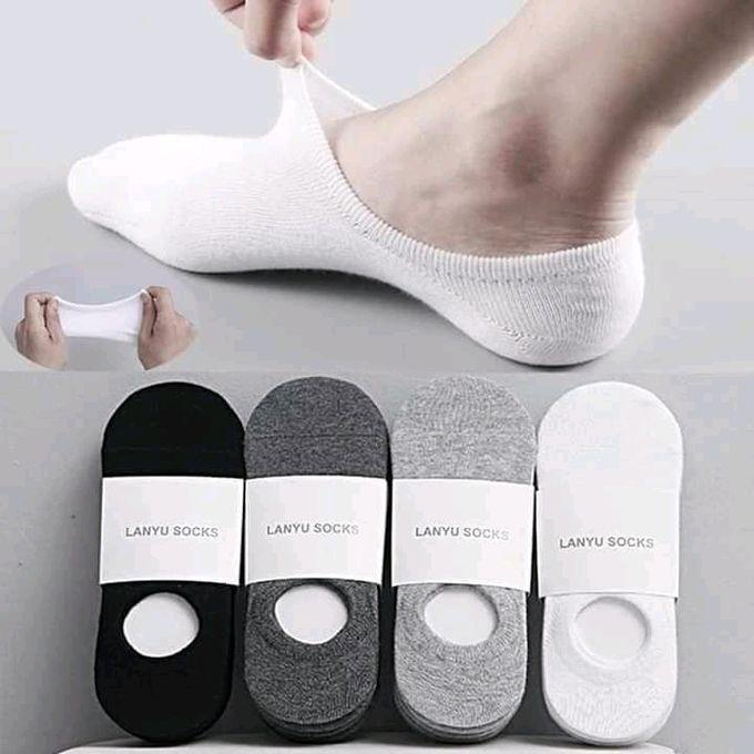 Fashion 12 Pairs Invisible No Show Non-slip Liner Socks
