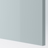 METOD Wall cb f extr hood w shlf/door - white/Kallarp light grey-blue 60x100 cm