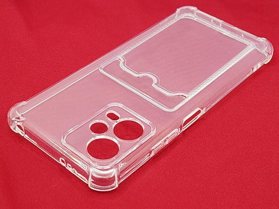 Xiaomi Poco X5 Wallet Cover Transperent Case