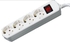 POWER STRIP EXTENSION 5 METERs CORD BOARD 4 SOCKETs MASTER LED SWITCH