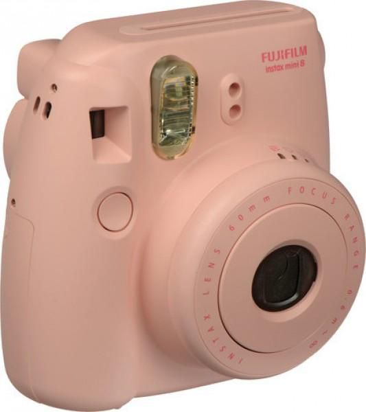 Fujifilm CAMFJM8 Instax Mini 8 Instant Film Camera Pink ETR