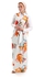 M Sou Sleeveless Self Pattern Side Lace Up - White, Orange & Red