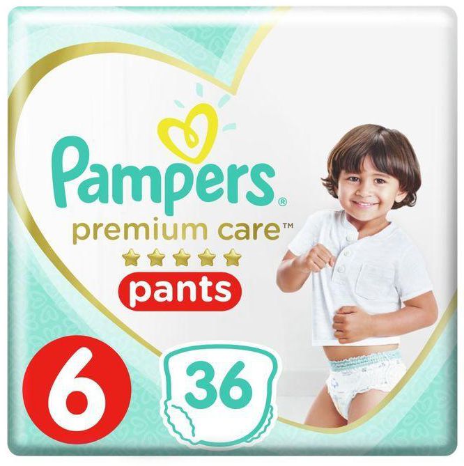 Pampers Premium Care Pants, Size 6, 16+KG, 36 Diapers