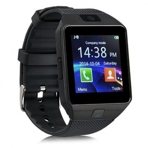 Generic DZ09 Smart Watch Phone for Android and Apple - Black