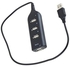4-Port USB 2.0 High Speed USB Hub Black