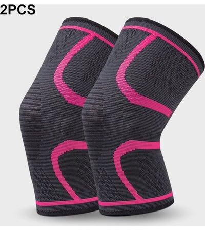2PCS Men Women Knee Pad Knee Compression Sleeve Knitted Fabric Joint Pain-Relief Football Knee Brace XL 20*5*12cm