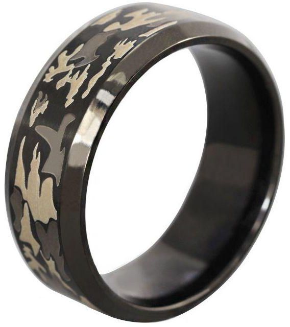 JewelOra DT-GJ037B Stainless Steel 13USA Ring For Men