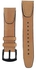 Quick Release Watch Band 22mm, Leather Strap for Samsung Galaxy 46mm/Gear S3 Frontier/Classic, Garmin Vivoactive 4 and Active, Huawei Watch GT Runner 46mm, 22mm Brown