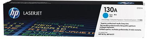 HP 130A Cyan  LaserJet Toner Cartridge (CF351A)
