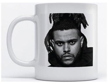 مج قهوة وشاي مطبوع بعبارة The Weeknd أبيض 350مل