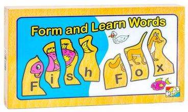 Assemble and Learn Words Wooden English Version