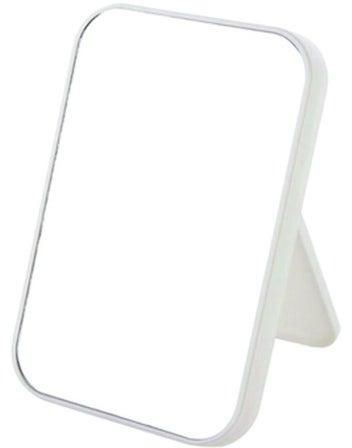 Cos-me stand mirror makeup Portable Foldable Makeup Mirror Large Square Single Incline Cosmetic Mirror Promiscuous To Use Simple Beauty Makeup Tool (Color : A)