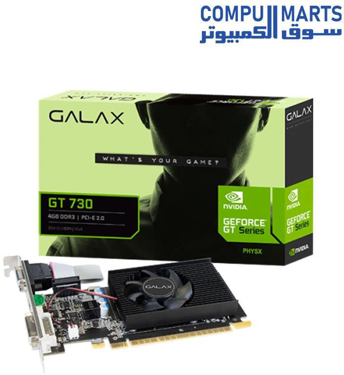 GALAX GeForce GT 730 4GB DDR3 4GB DDR3 128-bit HDMI/DVI/VGA